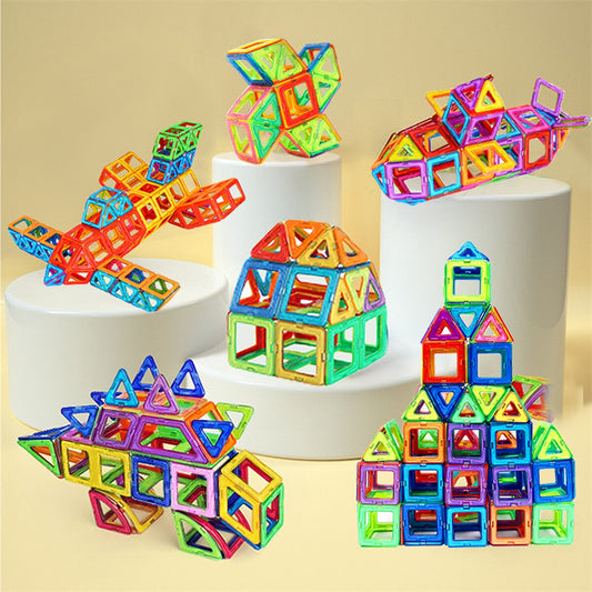 Blocs de construction magnétiques pour enfants – Jeu de construction à faire soi-même, jouet éducatif et cadeau créatif