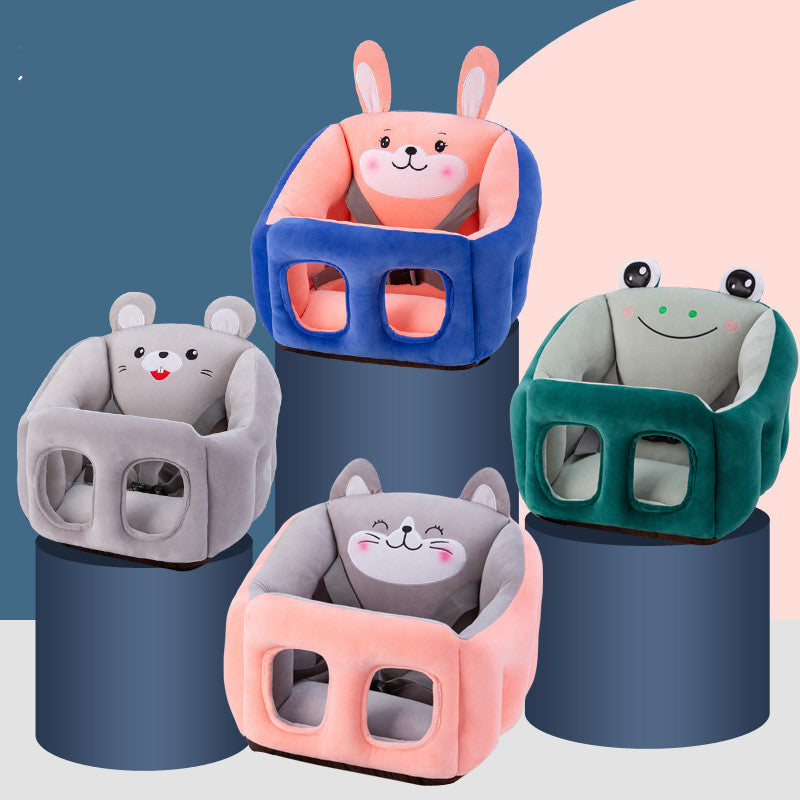 Pouf d'éveil bébé – peluche, 40 x 25 x 32 cm, 5-48 mois