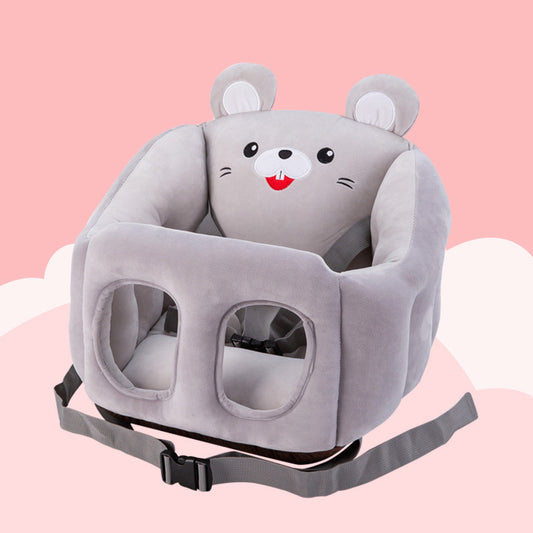 Pouf d'éveil bébé – peluche, 40 x 25 x 32 cm, 5-48 mois