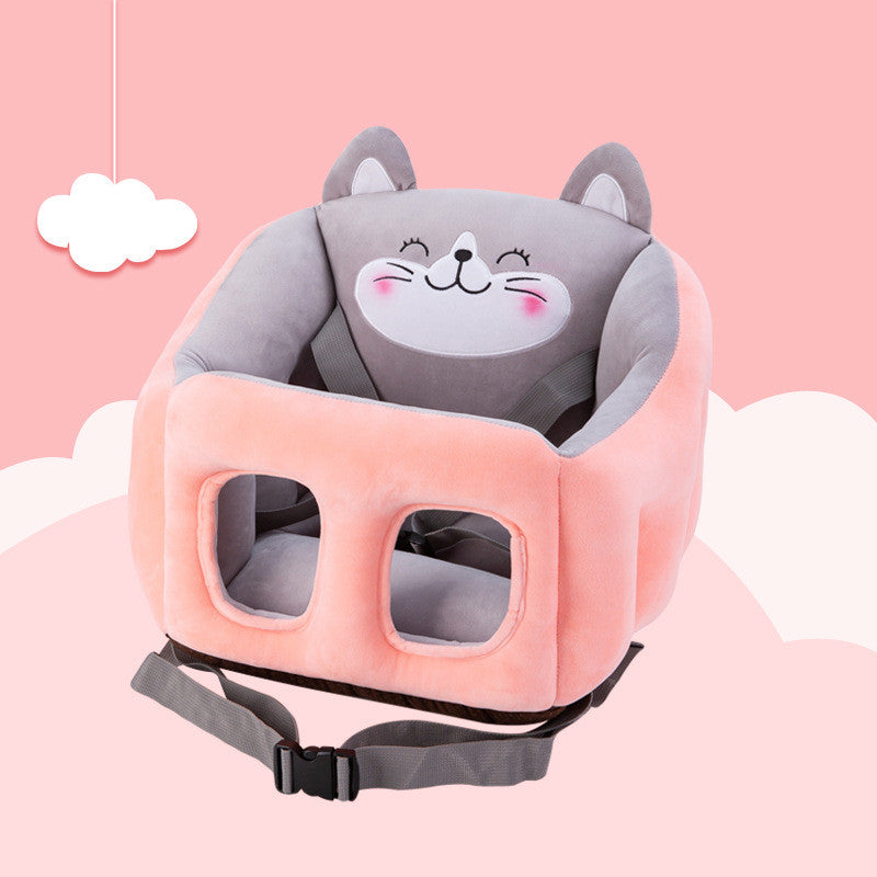 Pouf d'éveil bébé – peluche, 40 x 25 x 32 cm, 5-48 mois