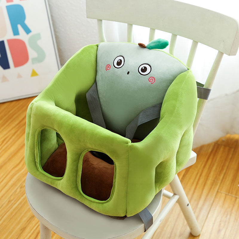 Pouf d'éveil bébé – peluche, 40 x 25 x 32 cm, 5-48 mois