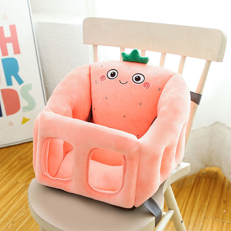 Pouf d'éveil bébé – peluche, 40 x 25 x 32 cm, 5-48 mois