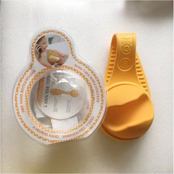 Porte-biberon mains libres pour bébés – Alimentation mains libres, ergonomique et flexible