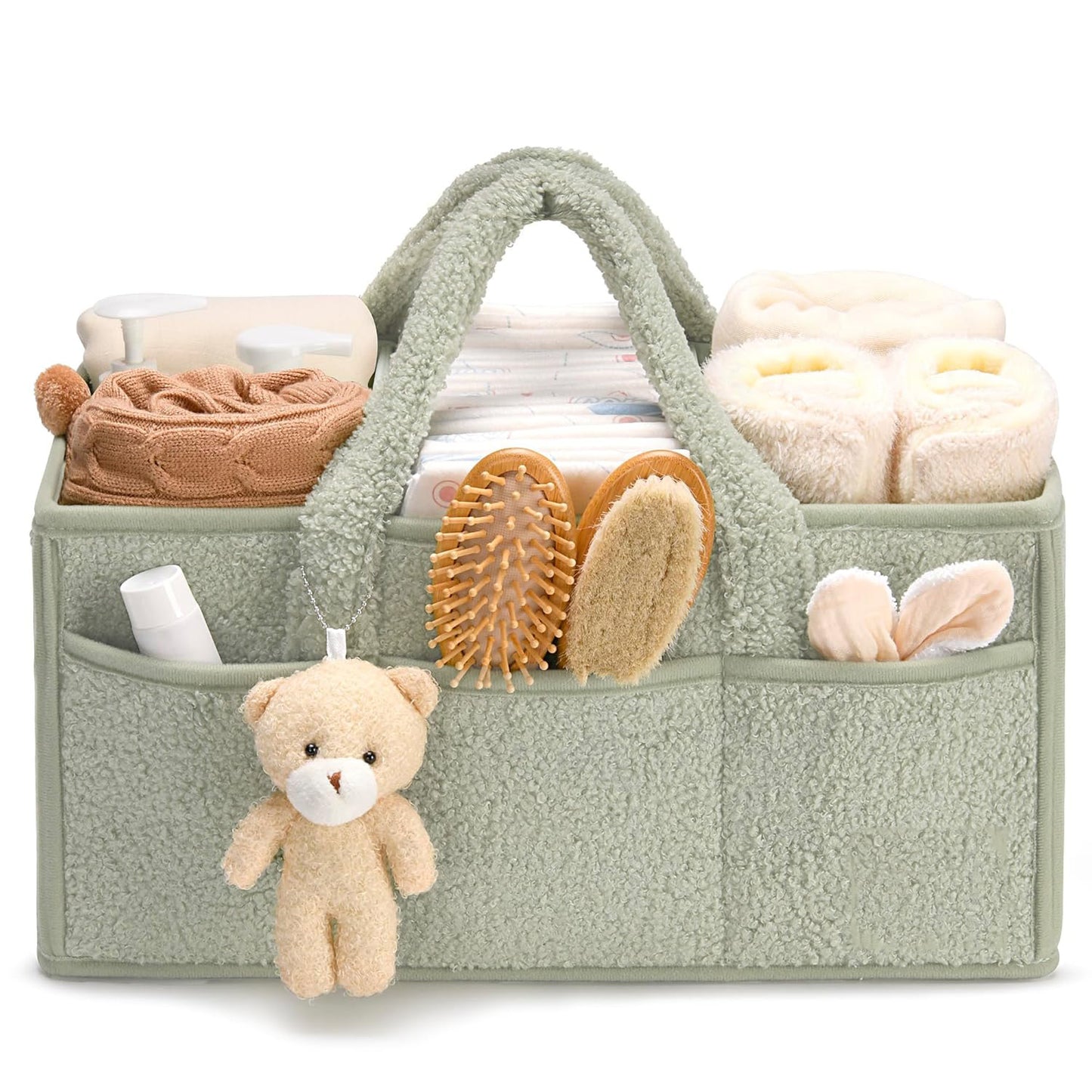 Organisateur de couches pour table à langer – panier de rangement haut de gamme pour les essentiels de bébé