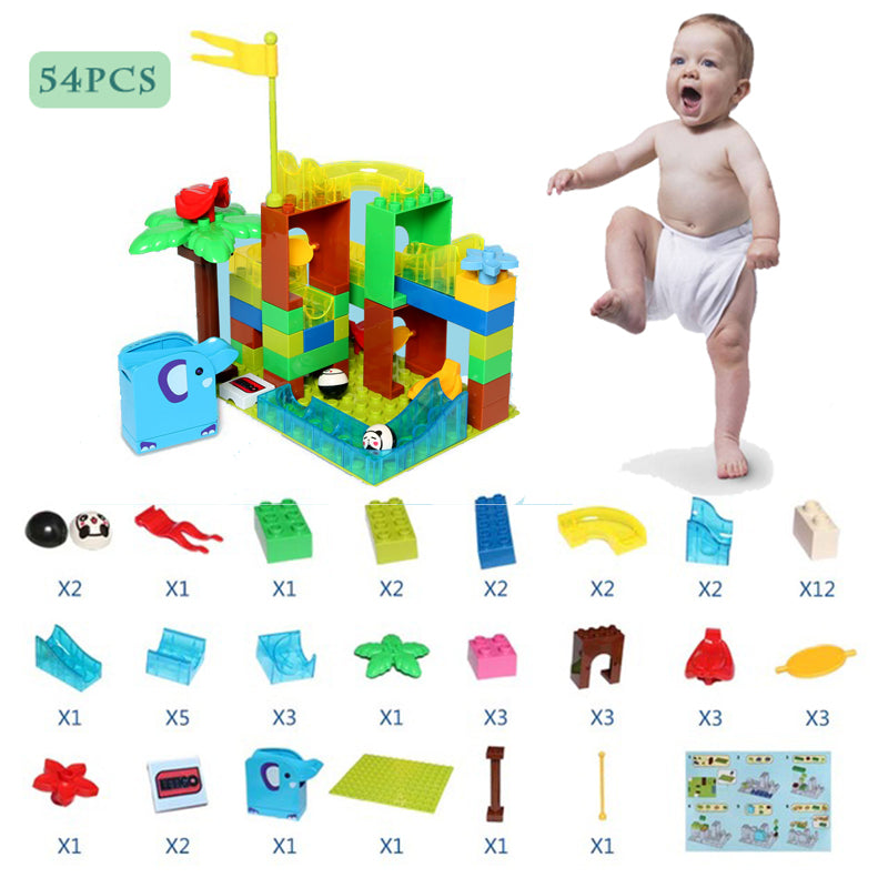 Kugelbahn für Kleinkinder – Buntes Motorik Spielzeug ab 1 Jahr