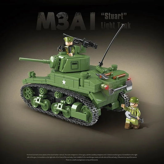 Baustein-Set Panzer Modell – Kreatives Fahrzeug Spielzeug für Kinder