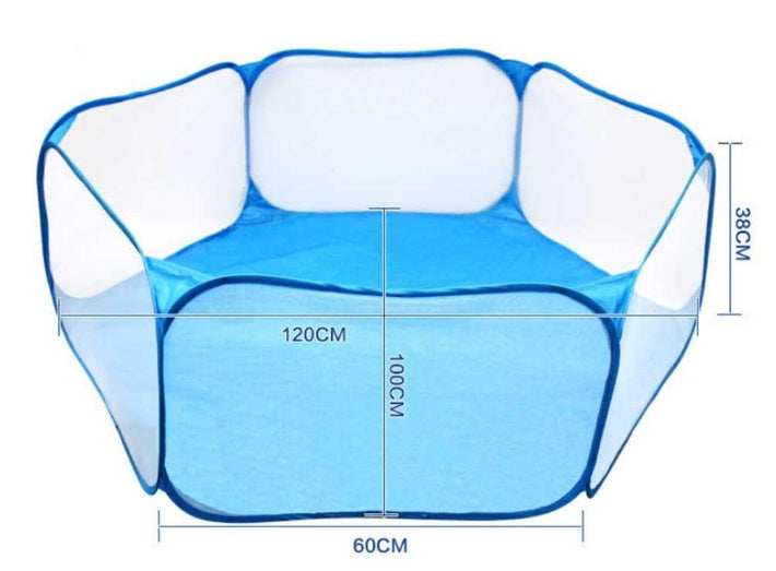 Tente de jeu pour bébé avec piscine à balles – Tente pliable pour ramper, utilisable à l'intérieur et à l'extérieur, Ø 120 cm