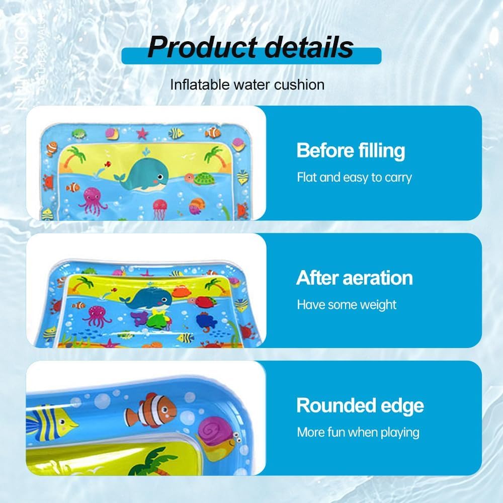Wassersensor-Spielmatte – Aufblasbare Sensorikmatte für Babys