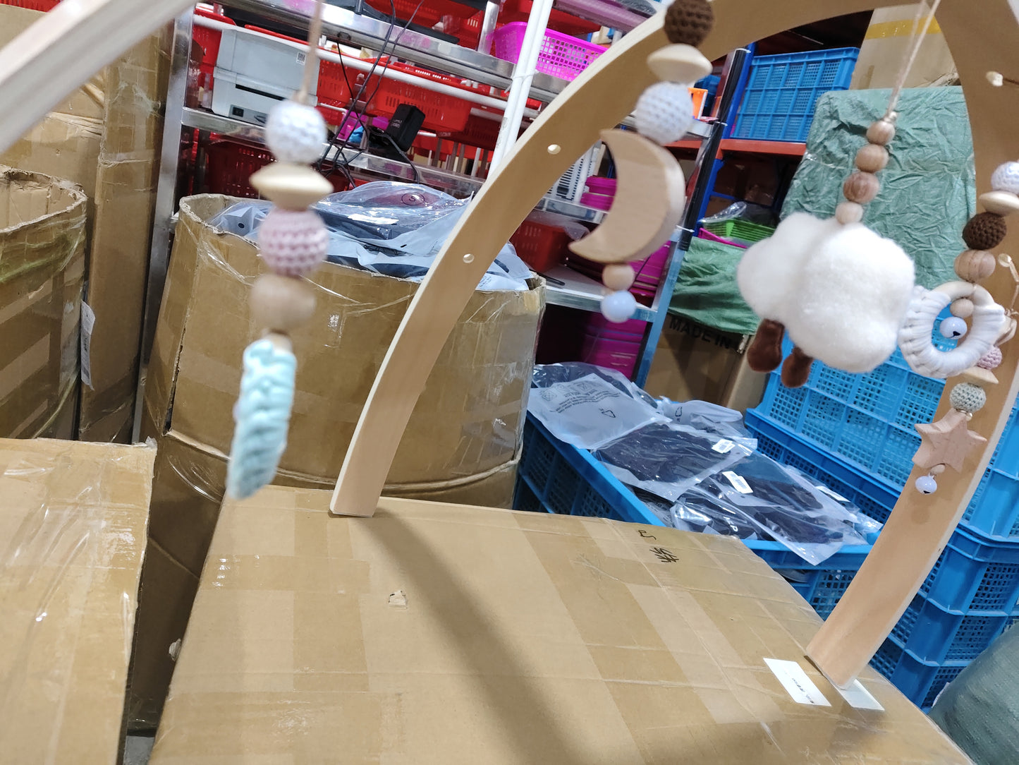 Arche de jeu en bois pour bébé – jouet de motricité pour bébés dès la naissance