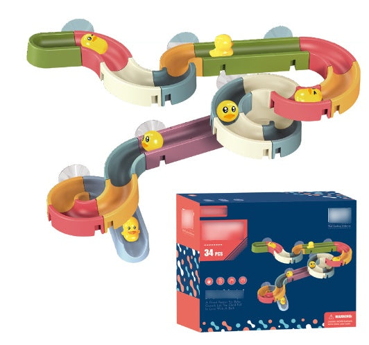 Kugelbahn Baukasten für Kinder – Kreatives Lernspielzeug (STEM)