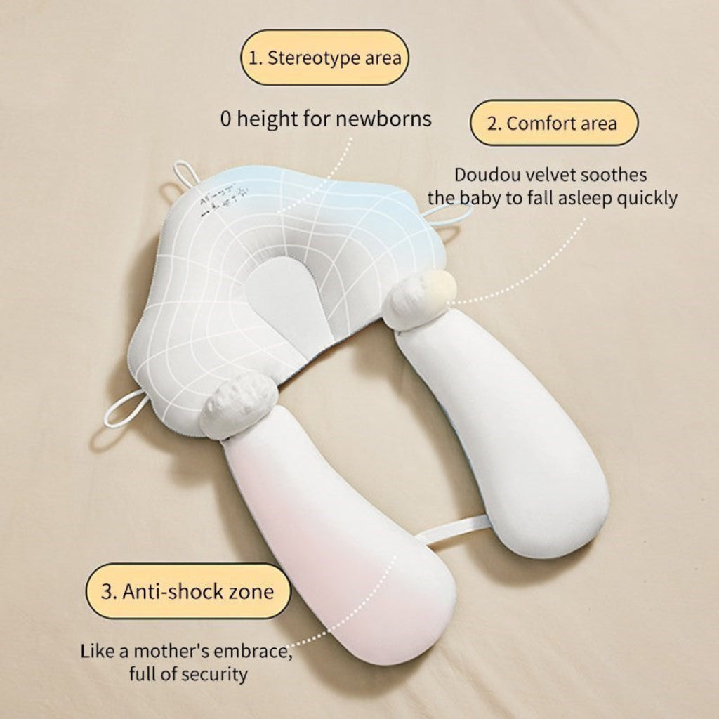 Coussin de positionnement pour bébé – en forme de U, en coton