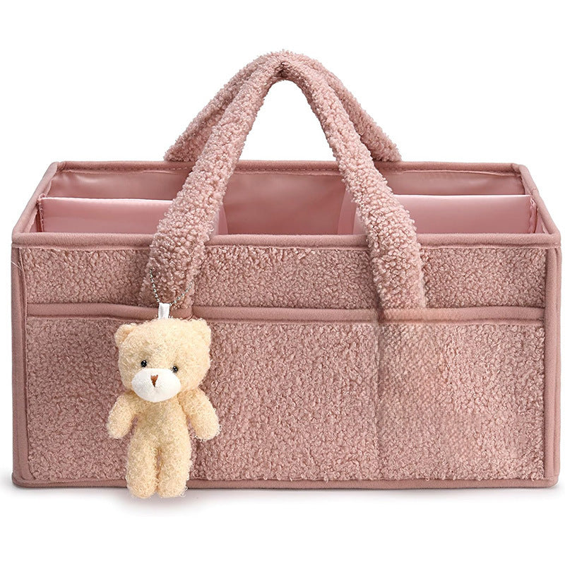 Organisateur de couches pour table à langer – panier de rangement haut de gamme pour les essentiels de bébé