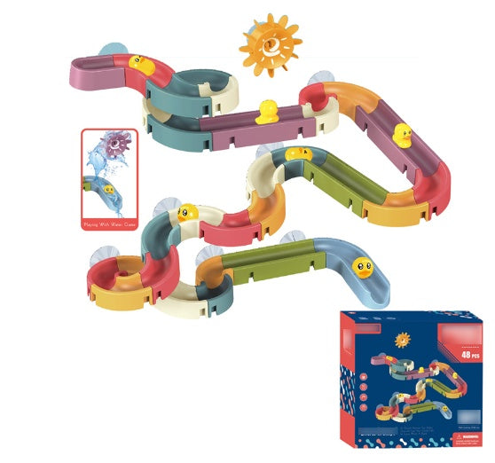 Kugelbahn Baukasten für Kinder – Kreatives Lernspielzeug (STEM)
